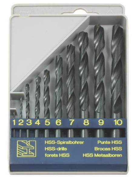 Sada vrt. 10ti. dílná 1až10x1mm ČSN221121RNHSS Pas.