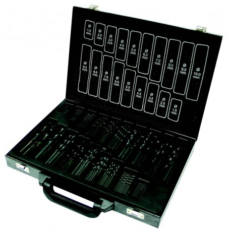 Distribution bundle with drill bits 221121 170 pcs 1-10 mm x 0.5 mm