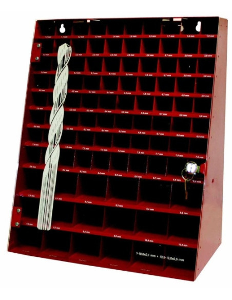 Velký prodejní box s vrtáky, 1-13mm 1890 kusů, ČSN 221121RNHSS pas