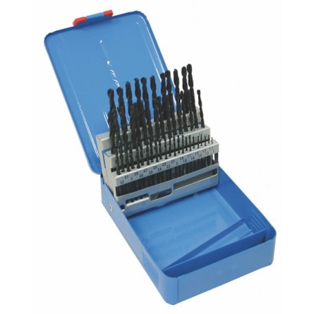 Set of drill bits, 50 pcs, 1.00-5.90x0.1 mm ČSN 221121RNHSS passivated, metal