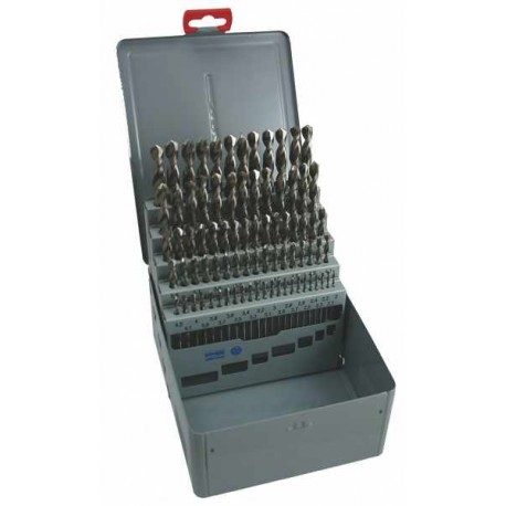 Set of drill bits, 81 pcs, 2.00-10.00x0.1 mm S338RCZ001HSS