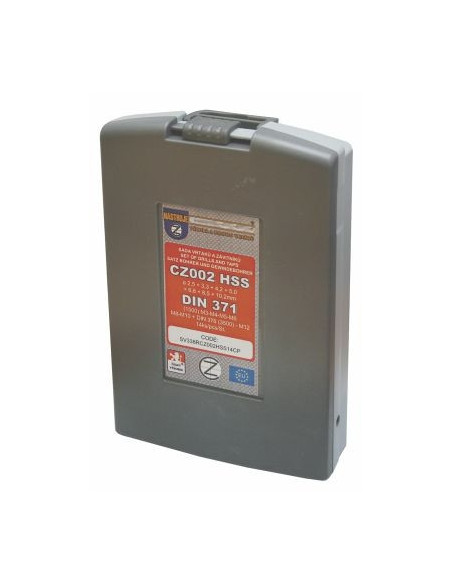 Sada vrtáků CZ002 a závitníků pro průch.záv.lam. DIN371(1500)+DIN376(3500)