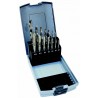 Set of drill bits CZ002 and taps for through holes DIN371(1000)+DIN376(3000)