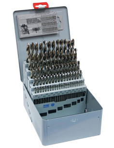 Set of drill bits, 91 pcs, 1.00-10.00x0.1 mm S338RCZ004HSSCo5, metal