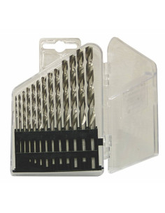 Set of drill bits, 13 pcs, 1.50-6.50x0.5 mm + 3.30+4.20 DIN338RNHSS polished