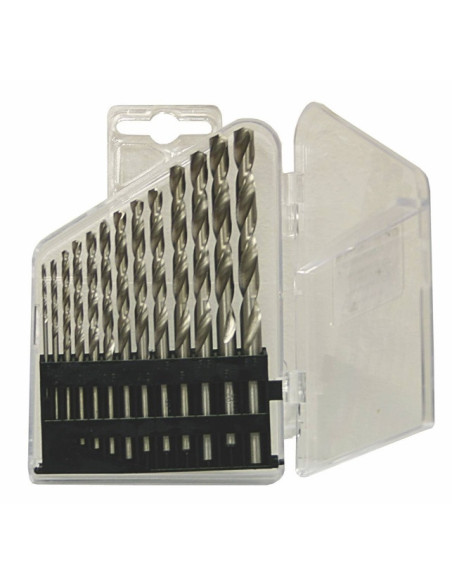Set of drill bits, 13 pcs, 1.50-6.50x0.5 mm + 3.30+4.20 DIN338RNHSS polished