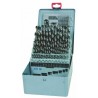 Set of drill bits, 91 pcs, 1.00-10.00x0.1 mm DIN 338RNHSS polished, metal