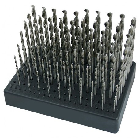 Set of drill bits, 13 pcs, 1.50-6.50x0.5 mm + 3.30+4.20 DIN 338RNHSSCo