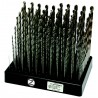 Set of drill bits, 91 pcs, 1.00-10.00x0.1 mm long series DIN DIN340 RN HSS