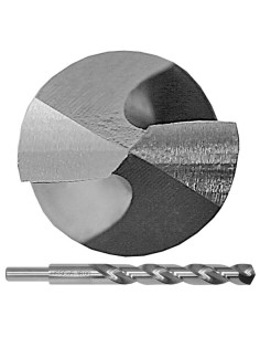 Drill bit 17.50 DIN 338RTiHSSCo5 with a 12.7 mm reduced shank PN2907