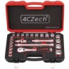 1/2″ 23-piece toolset 8-32mm + socket wrench, 72 teeth