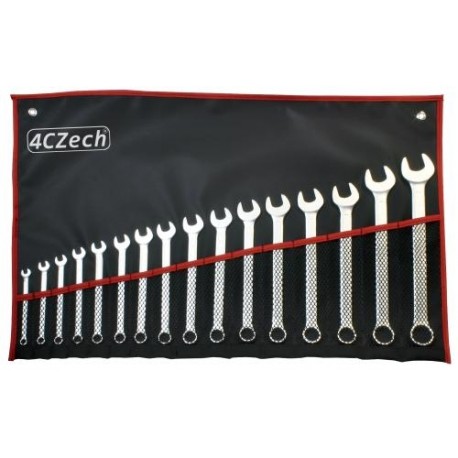 16-piece spanner set DIN 3113, vinyl case (8-24 mm)