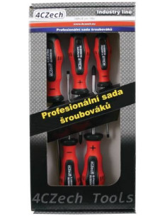 Set of screwdrivers PL, PH, 5 pcs, profi, cardboard box