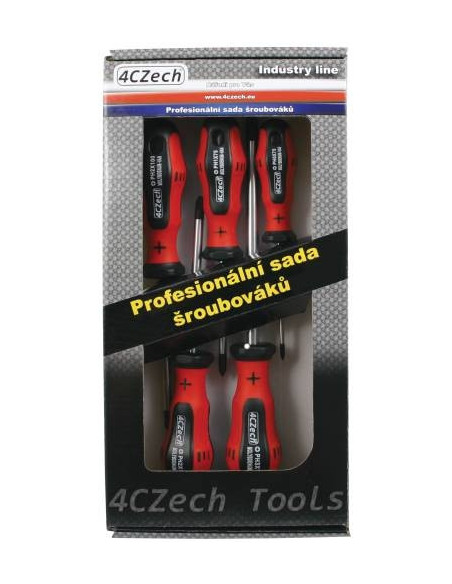 Set of screwdrivers PH, 5 pcs, profi, cardboard box