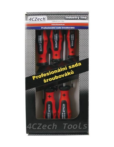 Set of screwdrivers PZ, 5 pcs, profi, cardboard box