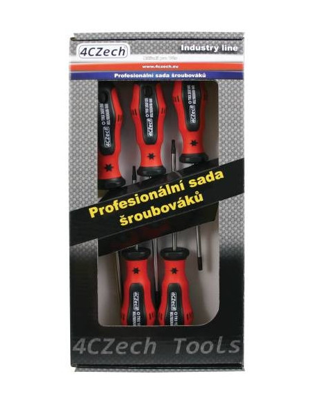 Set of screwdrivers TRX, 5 pcs, profi, cardboard box