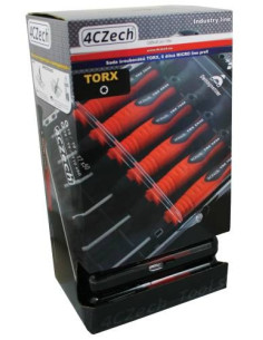 Set of screwdrivers TORX, 6 pcs, MICRO profi line, cardboard box with 10 pcs