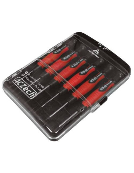 Set of screwdrivers PL, PH, 6 pcs, MICRO profi line