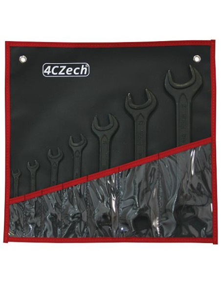 7-piece spanner set DIN 895, vinyl case (5.5×7/8×10/11×12/13×16/18×21/24×27/30×34mm)