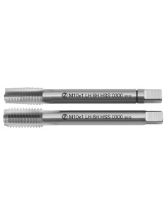 Set of taps, M10x1.25 I+III SET LH ISO2 HSS DIN 2181 LEFT-HAND