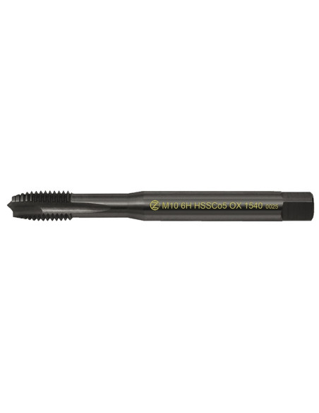 Machine tap M5x0.8 ISO2 HSSCo5 OX DIN 371 B