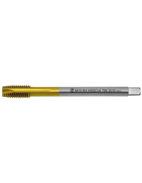Machine tap M14x1.25 ISO2 HSSCo5 TiN DIN 374 B