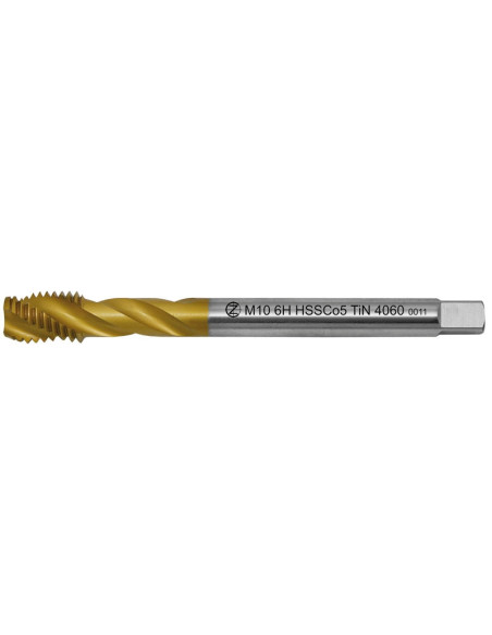 Machine tap M6x0.5 ISO2 HSSCo5 TiN DIN 374 RSP35