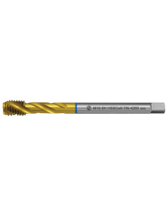Machine tap M27x3 ISO2 HSSV3 TiN DIN 376 RSP35