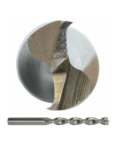 Vrták 07,00 DIN 338LGT50HSS, do dřeva lesklý