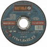 Cutting disk 115x1.6x22 for steel and stainless steel 50 pcs per pack