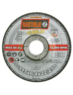 Grinder disk gold 115x6.4x22 for steel 25 pcs per package