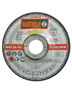 Grinder disk gold 125x6.4x22 for steel 25 pcs per package