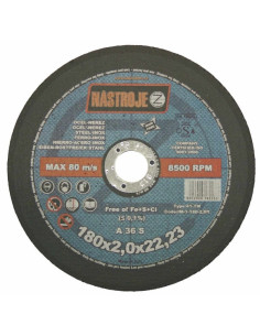 Cutting disk 180x2.0x22 for steel and stainless steel 50 pcs per pack