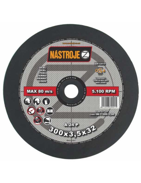 Cutting disk 300x3.5x32 for steel 35 pcs per pack