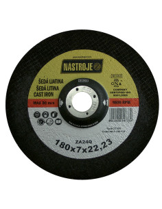 Grinder disk 180x7.0x22 for cast iron 25 pcs per package