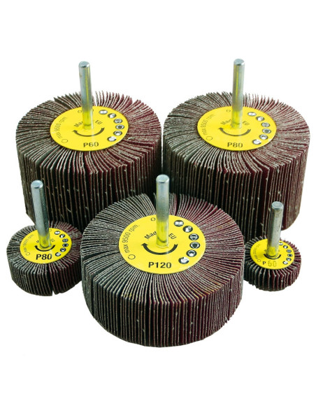 Stemmed flap disc 60x30x6, gr.40
