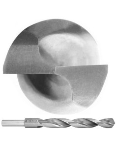 Drill bit 11.50 DIN S338RCZ002HSS with a 9.7 mm reduced shank