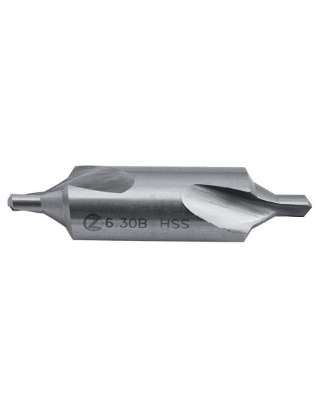 Double-end centre drill bit 2.50, type B ČSN221112 HSS