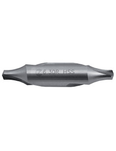 Double-end centre drill bit 2.00, type R left-hand ČSN221117 HSS