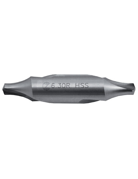 Double-end centre drill bit 2.50, type R left-hand ČSN221117 HSS
