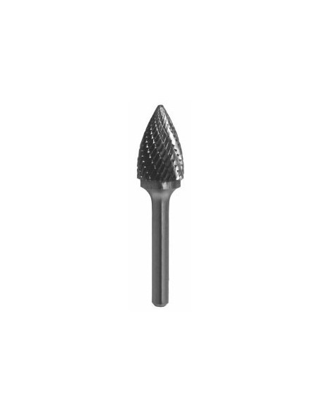 Rotary cutter file – oval, point TC G 6 18.0/58.0