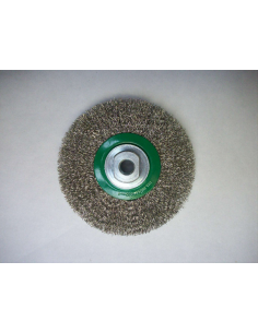 Brush: 125xM14 single-row, Tech. descr.: corrugated stainless steel 0.30 mm
