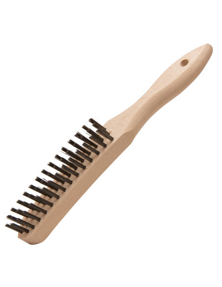 Brush: Three-row, Tech. descr.: polished steel 0.30 mm