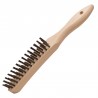 Brush: Three-row, Tech. descr.: polished steel 0.30 mm