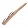 Brush: Single-row, Tech. descr.: polished steel 0.30 mm