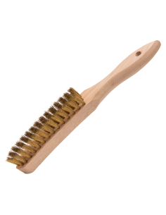 Brush: Three-row, Tech. descr.: corrugated brass 0.15 mm