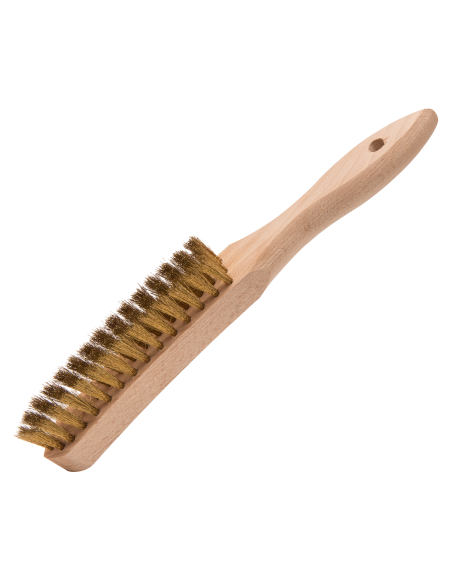 Brush: Three-row, Tech. descr.: corrugated brass 0.15 mm