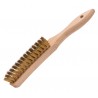 Brush: Three-row, Tech. descr.: corrugated brass 0.15 mm