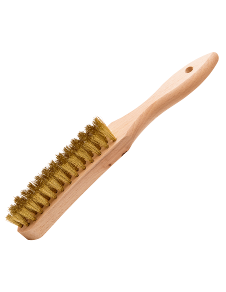 Brush: Four-row, Tech. descr.: corrugated brass 0.20 mm