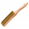 Brush: Four-row, Tech. descr.: corrugated brass 0.15 mm